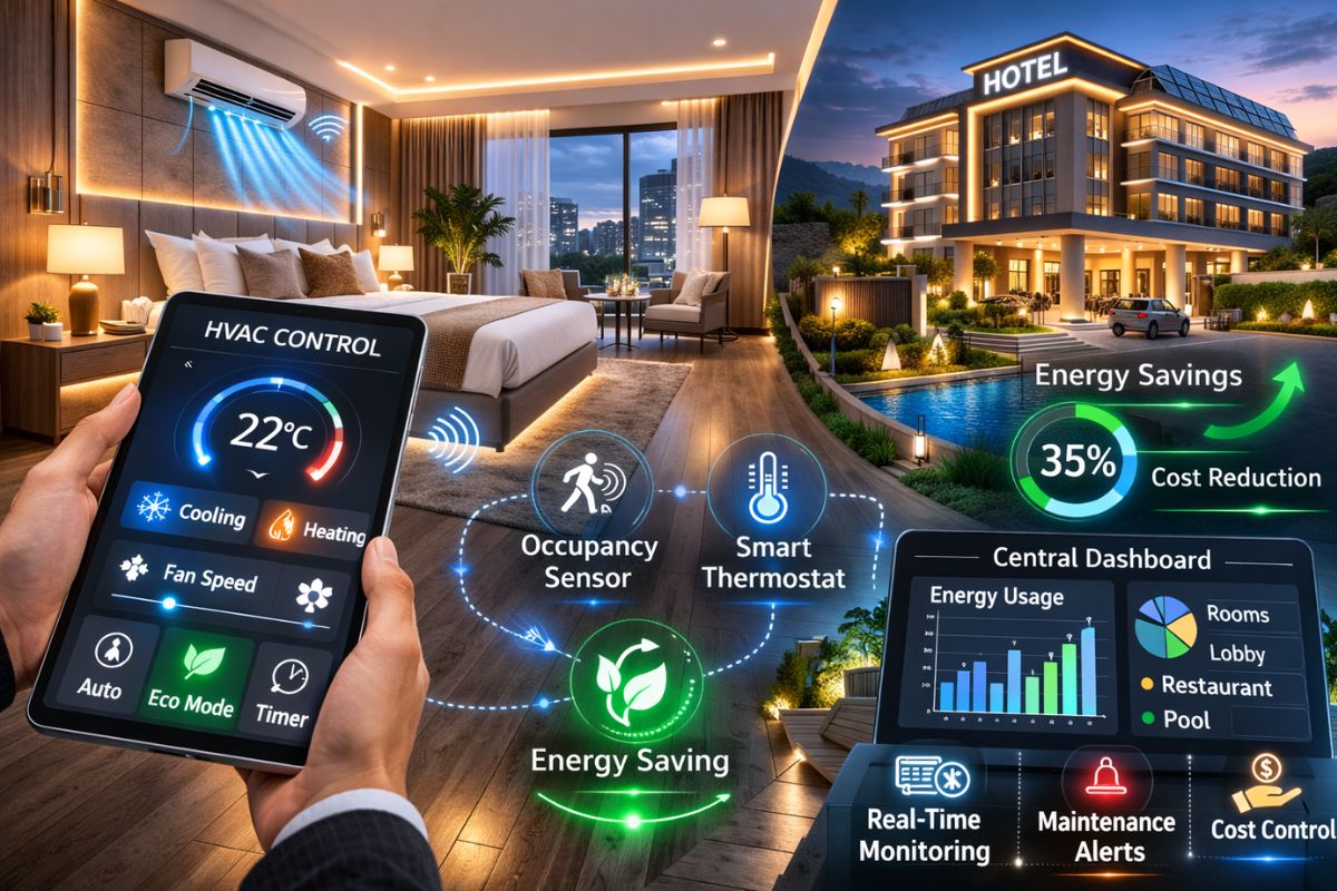 Hotel HVAC energy management