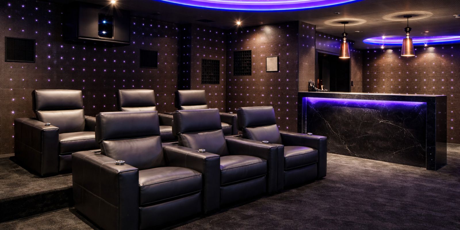 Premium home cinema setup